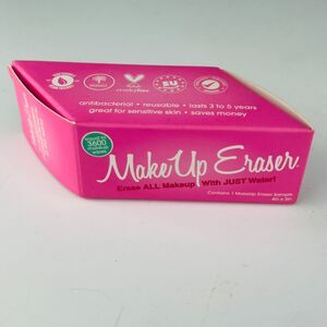 Magic Eraser Mini Pink Makeup Remover Cloth Antibacterial Reusable Travel NIB